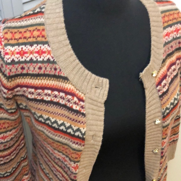 Talbots Multicolored Warm Fair Isle Sweater - Picture 3 of 12